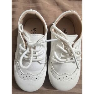 MG BABY Toddler WhiteOxford Shoes Size 25 (US Size 8.5/9) Easter